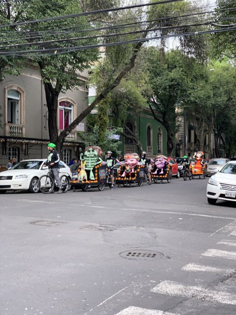 Motorcycle Gang Takes to the Streets