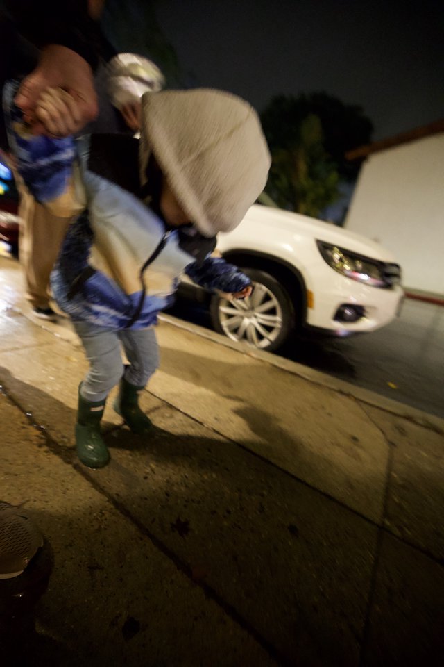 Late Night Street Photography in Motion Blur