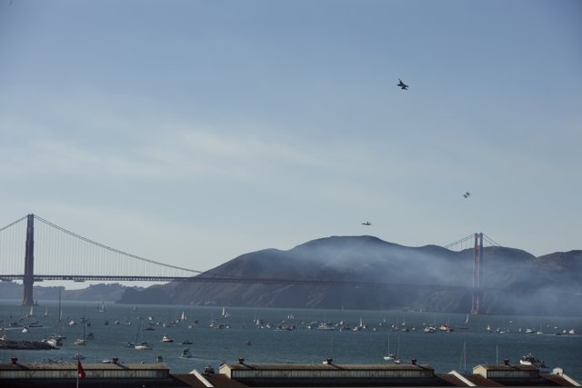 Fleet Week Spectacle at the Golden Gate