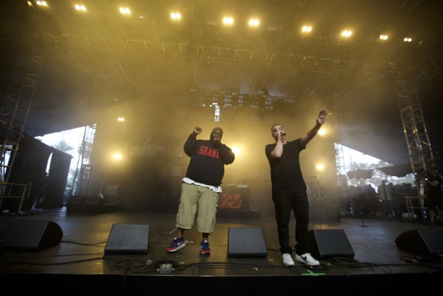 Killer Mike and Guest Performer Take Over Coachella Stage