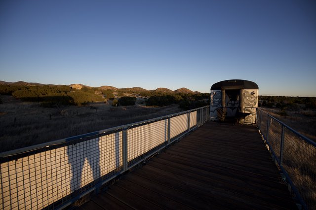 Desert Observation Deck at Golden Hour