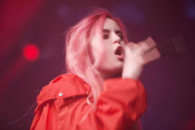 Pink-haired Songstress Takes the Stage