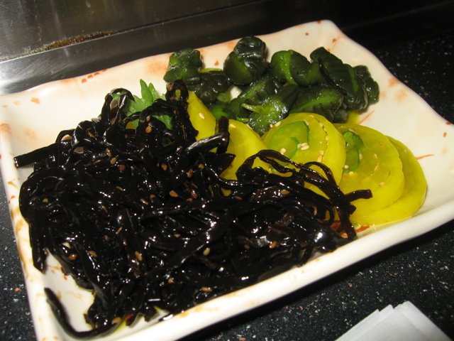 Seaweed and Pepper Plate