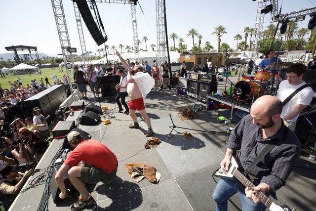 Music Band Performs at Coachella Music Festival