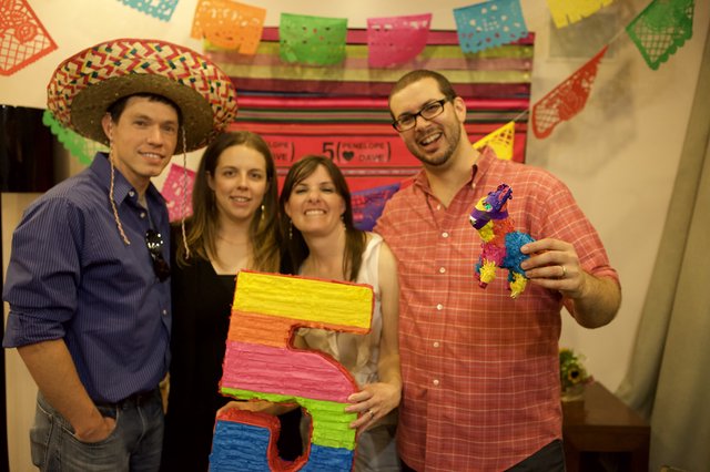 Couple Celebrates Five-Year Anniversary with Mexican Fiesta