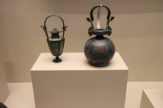 Beautiful Pottery Vases on Display in Altadena Museum
