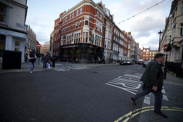 Early Morning Street Corner in Central London