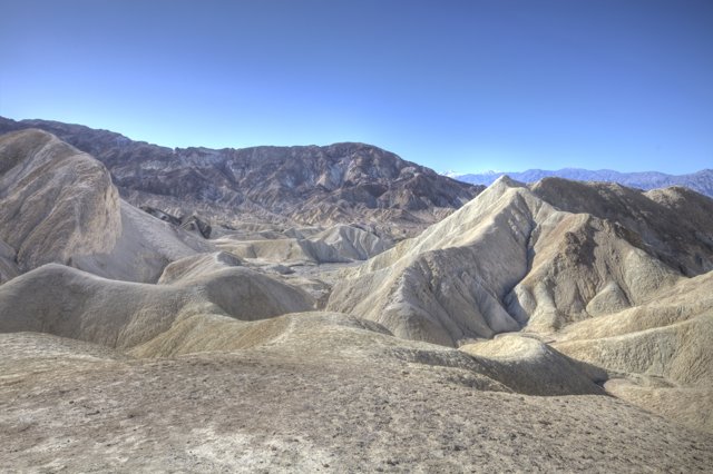 Summit View of Death Valley Mountains