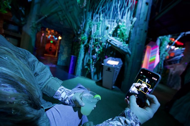 Capturing Ice Bar Moments at Winter Attraction