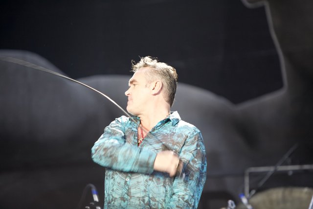 Morrissey takes center stage with a stick