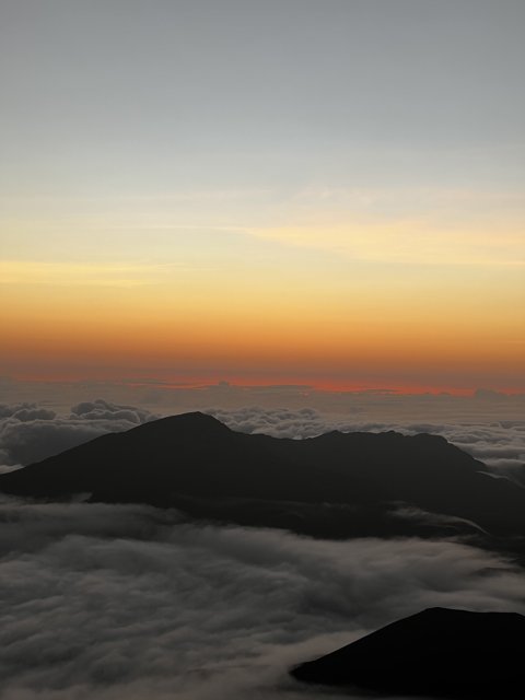A Glorious Sunrise Above Haleakala Crater