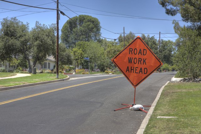 Road Work Ahead