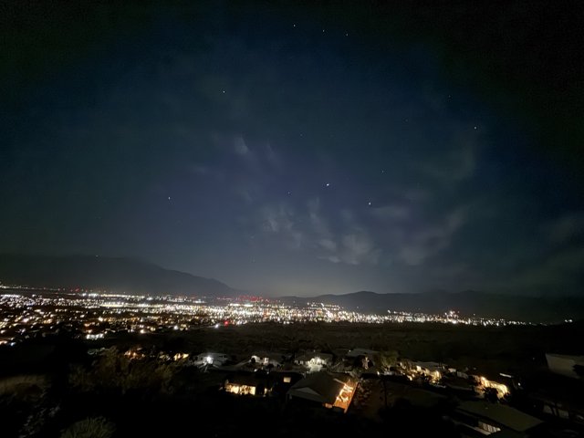 Celestial Night Over Desert Hot Springs