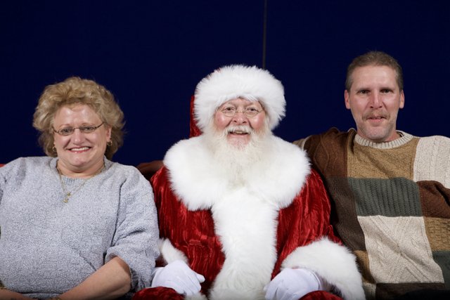 Family Christmas Festivities with Santa Claus