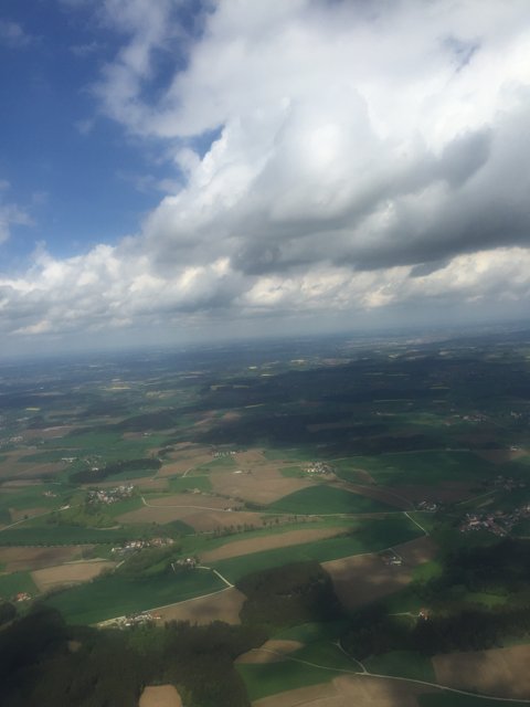Aerial View of the Bavarian Countryside