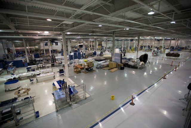 Inside an Industrial Factory