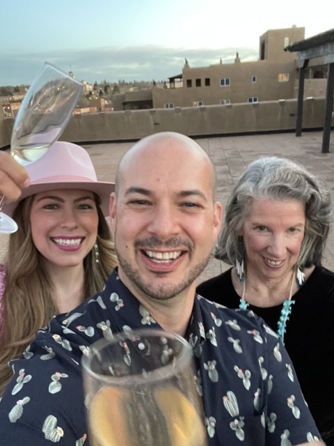 Selfie Cheers in Santa Fe