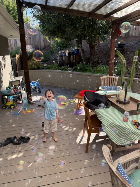 Summer Joy in the Backyard