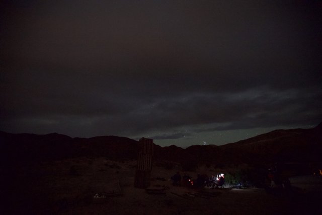 Nighttime Gathering in the Desert