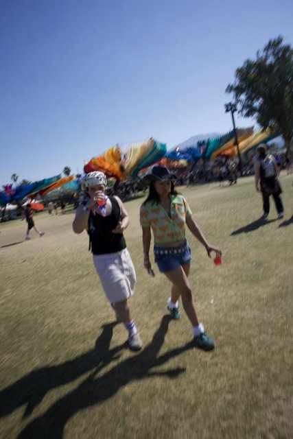 Vibrant Strolls at Coachella 2024