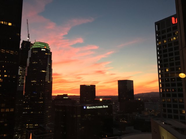 Downtown LA Sunset