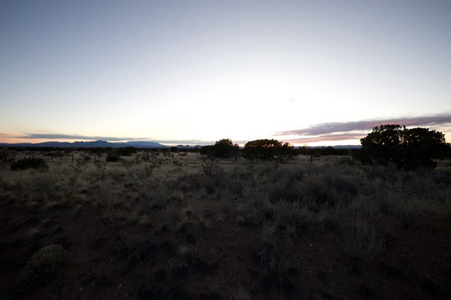 Desert Twilight Over New Mexico High Desert