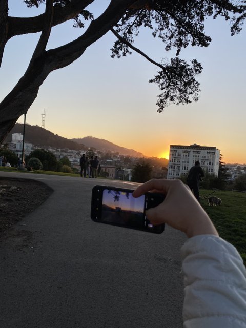 Capturing the Sunset on the Phone