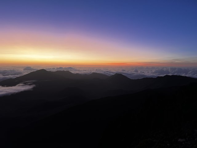 Sunrises Over the Majestic Mountains at Haleakala National Park