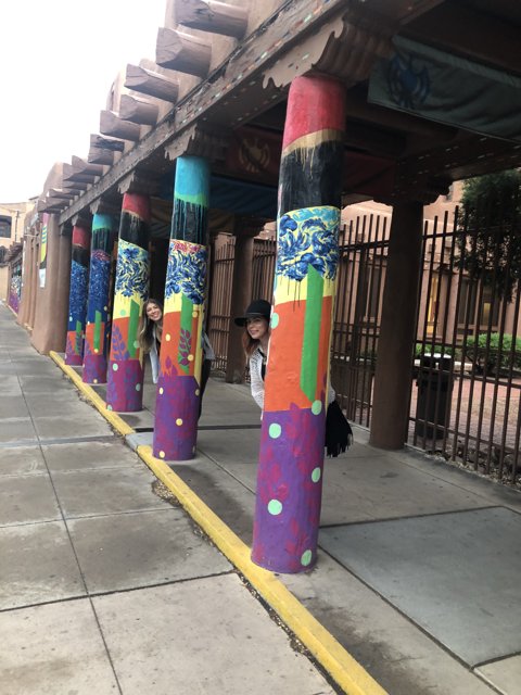 Colorful Pillar in Santa Fe