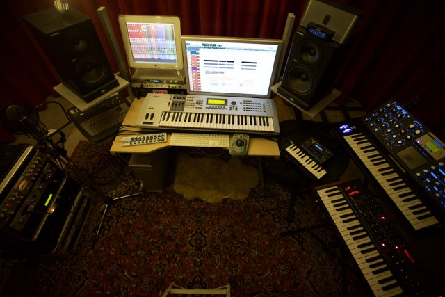 Morgan Page's Music Studio Setup