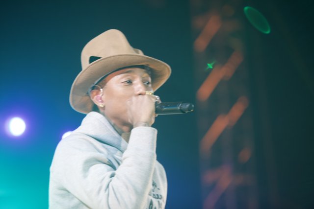Pharrell's Solo Performance in a Cowboy Hat