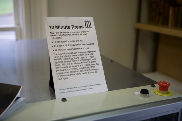 10 Minute Printing Machine