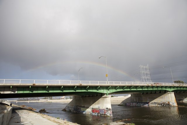 Rainbow over the Graffiti Bridge