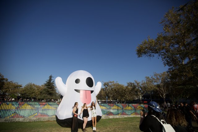 Inflatable Ghost Takes Over FYF Fest