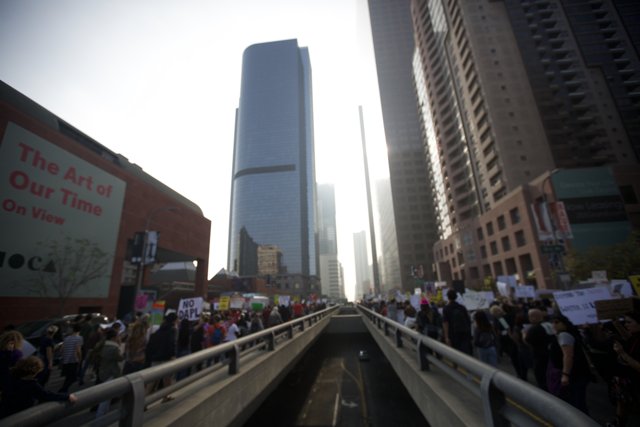 Pre-Coachella Protesters Fill Metropolis Streets