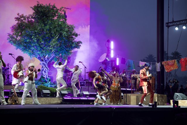 Jon Batiste Energizes Coachella 2024 with a Vibrant Group Performance