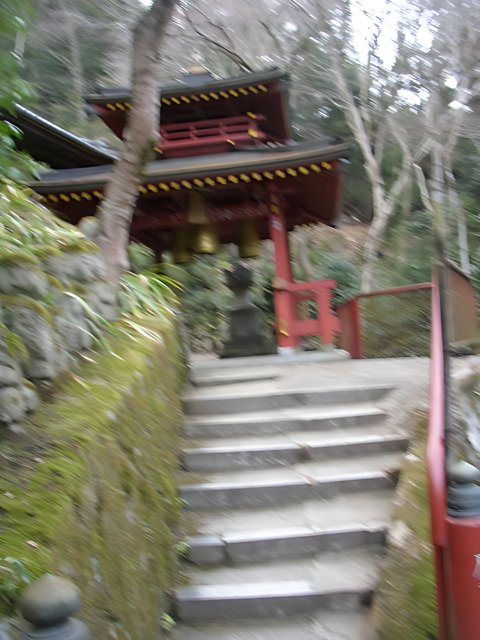 The Red Pagoda of Kyoto Garden