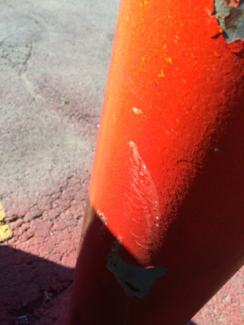 Rusty Handrail on Los Angeles Road