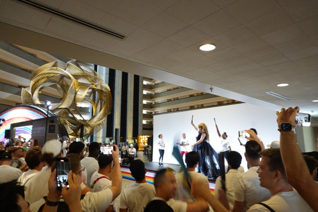 Vibrant Celebration in Motion