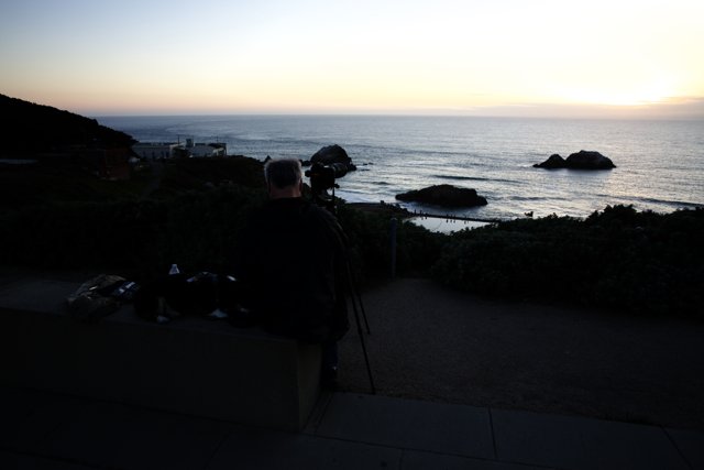 A Moment of Serenity at Sutro Baths
