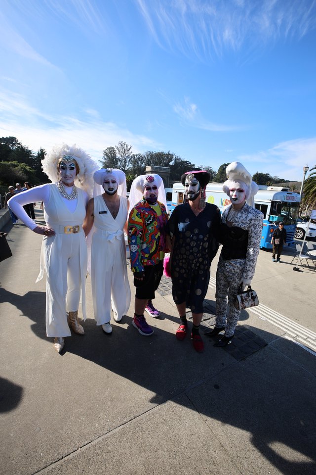 Drag Performers at Outdoor Celebration Event