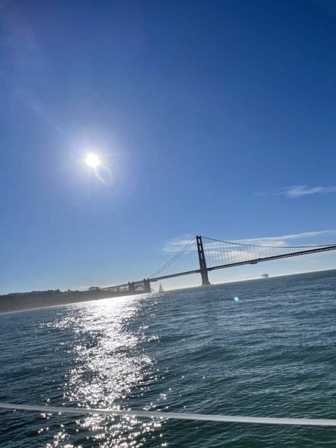 Golden Gate Bridge in the Glorious Blue Sky