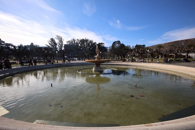 Ornate Fountain in Golden Gate Park San Francisco