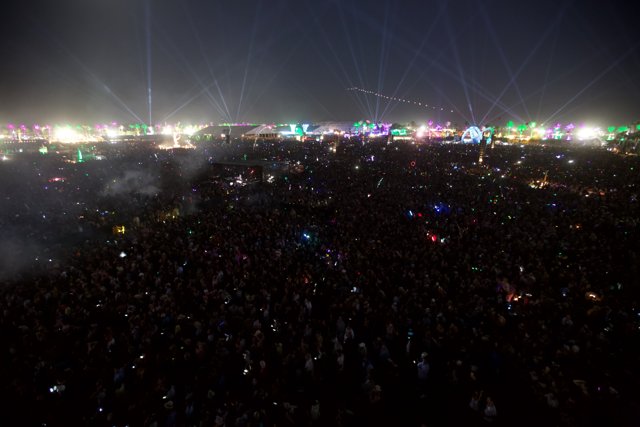 Light Up the Night: A Festival Crowd at Coachella