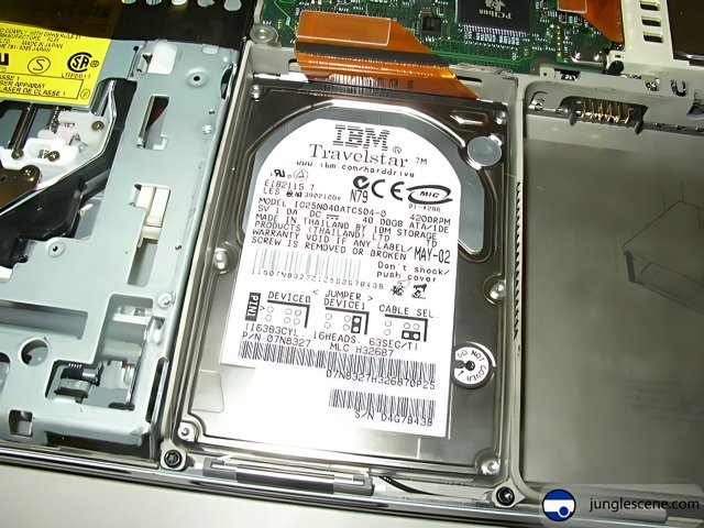 Removing an IBM Hard Drive