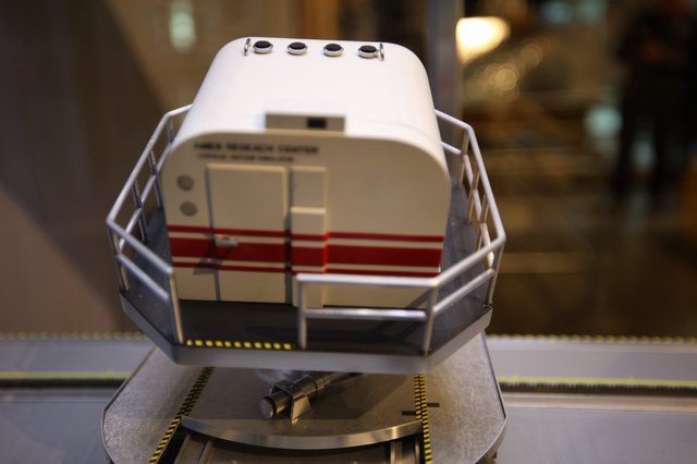 Scale Model of Space Shuttle Exhibit Display