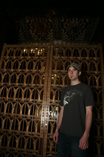 Standing Tall in Front of the Dungeon Door