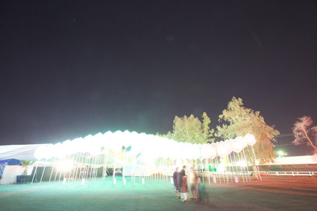 Illuminated Canopy at Coachella