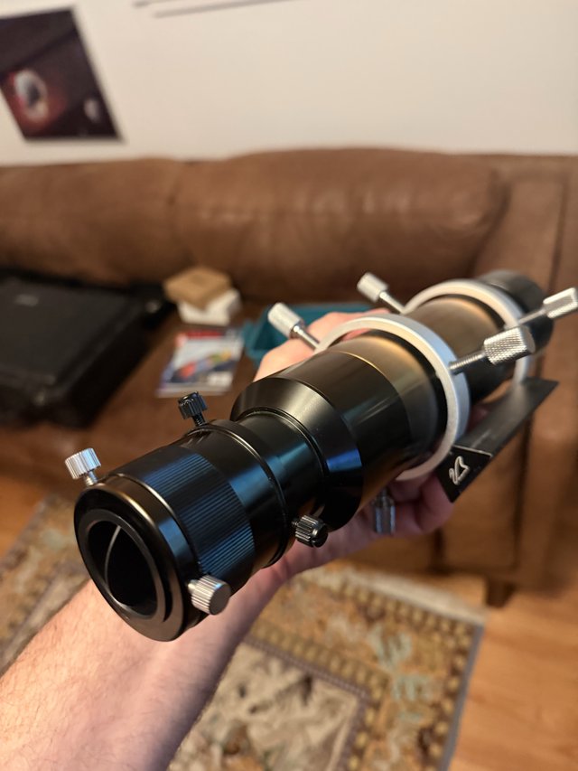 Close-up of Vintage Camera Lens Attachment