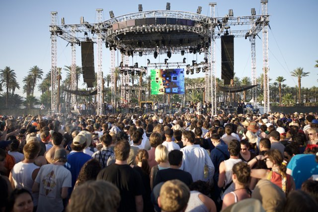 Crowded Concert Fun at Coachella